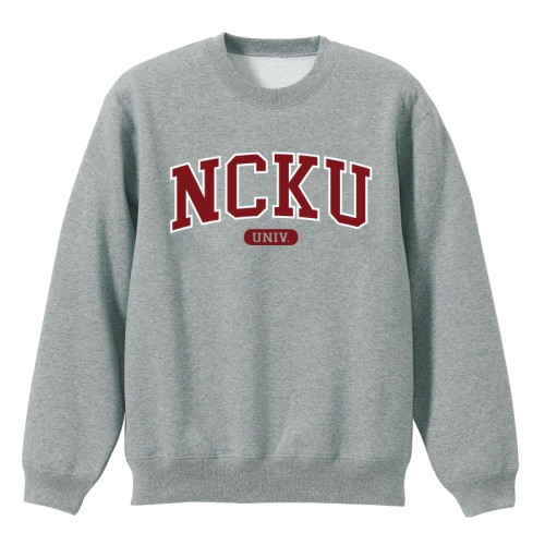 NCKU經典款美式大學T_灰